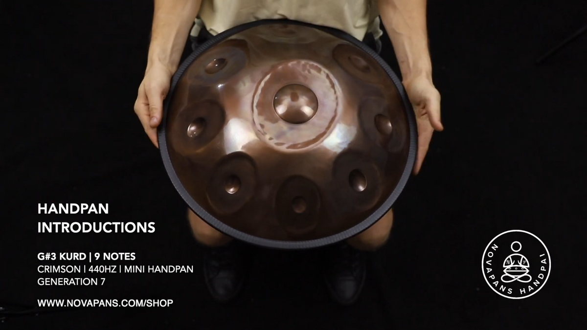 Handpan Generation 7 Mini de viaje · 9 notas
